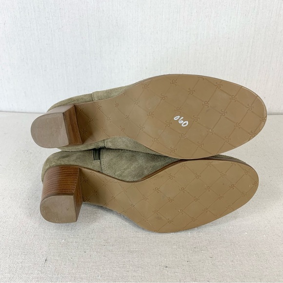 Jack Rogers NWOT Marianne Suede Leather Scalloped Edge Ankle Booties - Size 9.5 - Picture 8 of 16